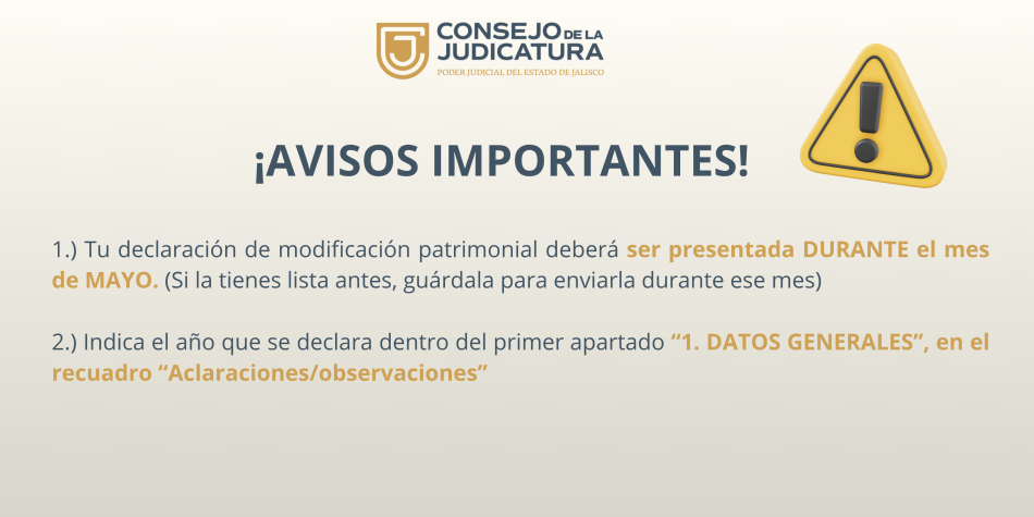 ¡Aviso Importante!